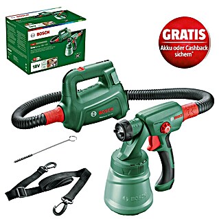 Bosch Power for All 18V Akku-Farbsprühsystem EasySpray 18V-100 (18 V, Ohne Akku, Max. Fördermenge: 0,1 l/min)