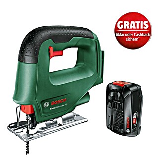 Bosch Power for All 18V Akku-Stichsäge EasySaw 18V-70 (18 V, 1 Akku, 2 Ah, Leerlaufhubzahl: 2.600 /min)
