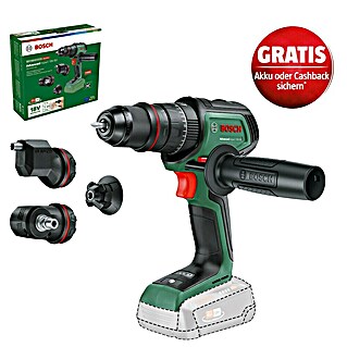 Bosch Power for All 18V Akku-Schlagbohrschrauber Advanced Impact 18V-80 QuickSnap (18 V, Ohne Akku, 82 Nm, 3 Aufsätze)