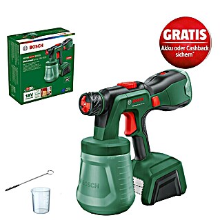 Bosch Power for All 18V Akku-Farbsprühsystem Universal Spray 18V-300 (18 V, Ohne Akku, Max. Fördermenge: 0,3 l/min)