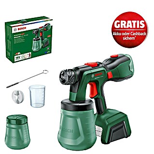Bosch Power for All 18V Akku-Farbsprühsystem AdvancedSpray 18V-500 (18 V, Ohne Akku, Max. Fördermenge: 0,5 l/min)