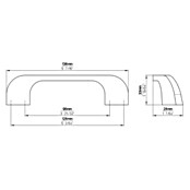 Siro Pohištveni ročaj  (Do x Š x V: 138 x 28 x 33 mm, Nerjaveče jeklo) | 1150 - Möbelknöpfe und Griffe | AAEB - Möbelbeschläge | AAE - Beschläge | AA - Eisenwaren | A - Eisenwaren | BAUHAUS