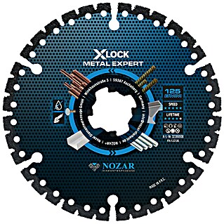 Nozar Diamant-Trennscheibe X-Lock Metall Expert (Durchmesser Scheibe: 125 mm, 1 Stk.)
