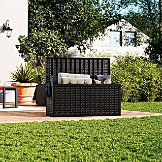 Jelenia Plast Gartenbox Cargo (L x B x H: 120 x 45 x 60 cm, Anthrazit)