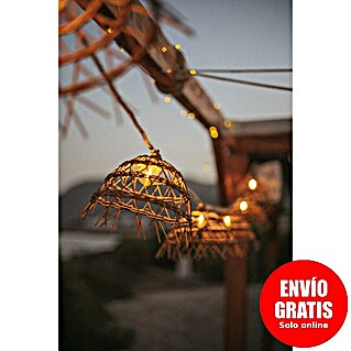 New Garden Guirnalda solar LED Alma (Para exterior, 8 m, Blanco cálido)