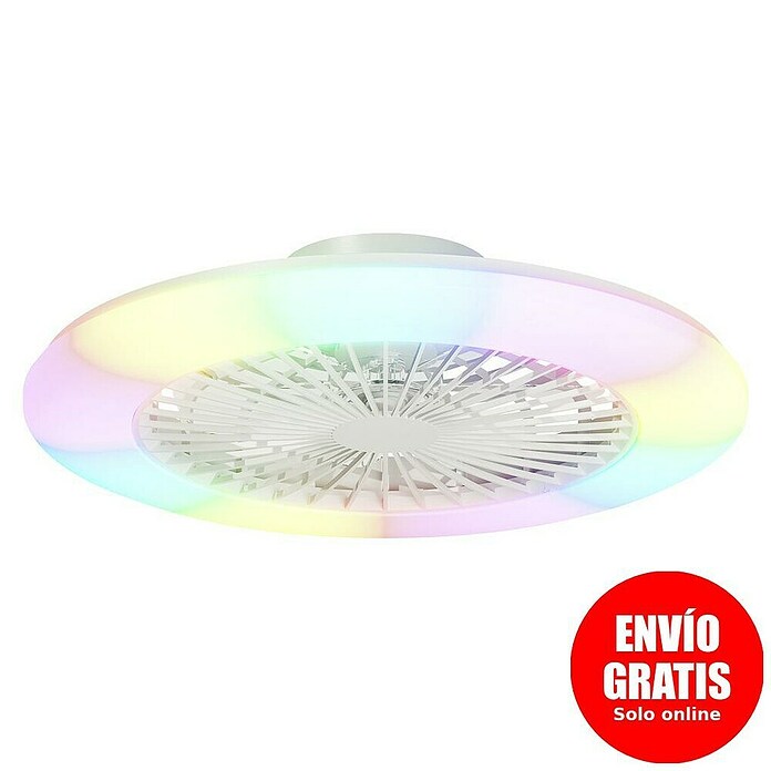 Arte confort Ventilador de techo Laos (Blanco, 22 W, Blanco cálido, 57,7 cm) | BAUHAUS