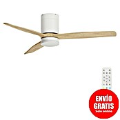 Arte confort Ventilador de techo Mallorca (Blanco/Madera, 132 cm, 36,5 W, Blanco cálido) | BAUHAUS