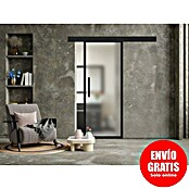 Puerta corredera de vidrio Yumei (85 x 210 cm, Vidrio templado, Guía oculta) | BAUHAUS