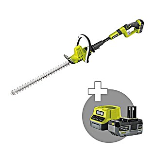 Ryobi ONE+ Akumulatorske škarje za živo mejo OHT1850X Starter set (18 V, Li-ion, 1 baterija, Dolžina reza: 45 cm)