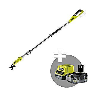 Ryobi ONE+ Akumulatorske škarje za živo mejo RY18PLA-0 Starter set (18 V, Li-ion, 1 baterija)