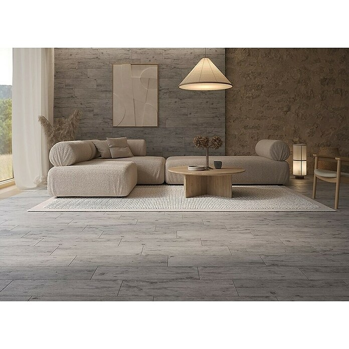 Cersanit Porculanska pločica Vintagewood G1804 Dark Gray  (59,8 x 18,5 cm, Mat) | BAUHAUS