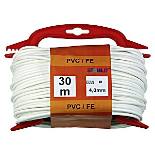 Stabilit Cuerda de tender (Ø x L: 4 mm x 30 m, Blanco)