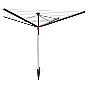 Vileda Wäschespinne Sunrise (Länge Wäscheleine: 50 m, Silber/Schwarz) | BAUHAUS