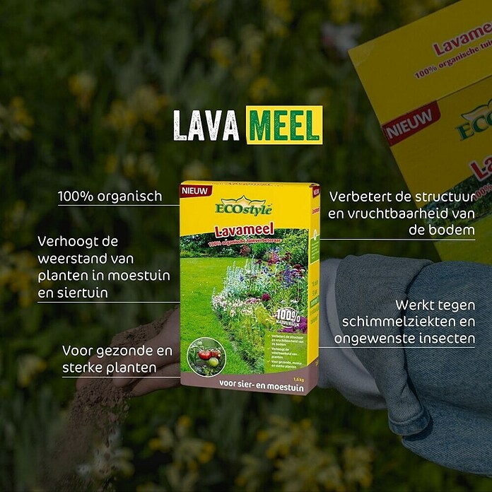 ECOstyle Bodemverbeteraar Lavameel (1.600 g) | BAUHAUS