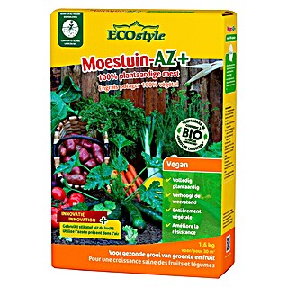 ECOstyle Bio-tomaten- en moestuingrond Moestuin-AZ+ (1.600 g, Max toepassingsvlak: 30 m²)