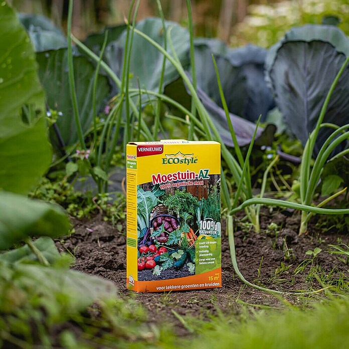 ECOstyle Bio-tomaten- en moestuingrond Moestuin-AZ+ (1.600 g, Max toepassingsvlak: 30 m²) | BAUHAUS