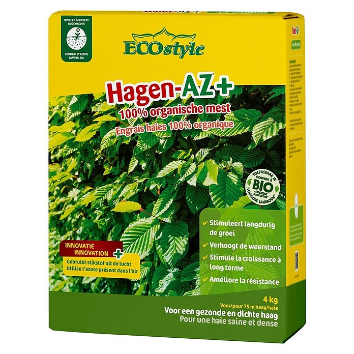 ECOstyle Buxus- en hagenmest - Hagen-AZ+ (4 kg) | BAUHAUS