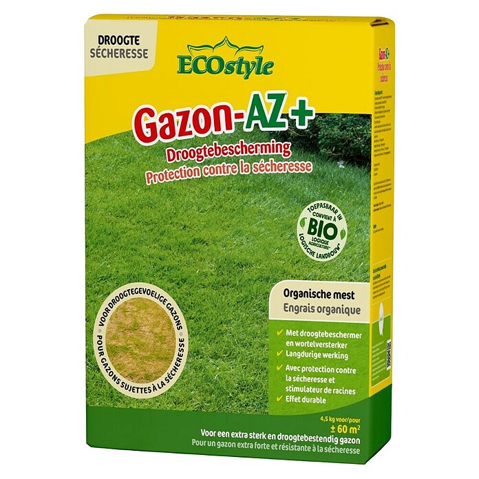 ECOstyle Gazonmest Gazon-AZ+ (4,5 kg, Max toepassingsvlak: 60 m²) | BAUHAUS