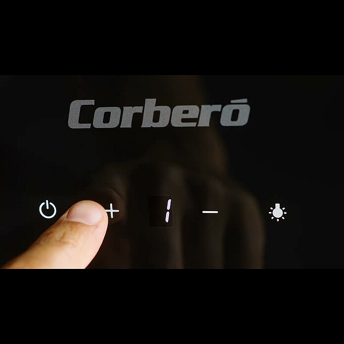 Corberó Campana de pared Victoria 660B (Ancho: 60 cm, Máx. Potencia del ventilador en modo extracción: 564,2 m³/h, Negro) | BAUHAUS