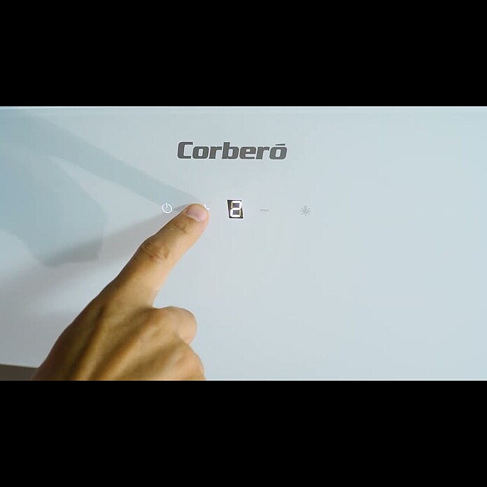 Corberó Campana de pared Victoria 960W (Ancho: 90 cm, Máx. Potencia del ventilador en modo extracción: 564,2 m³/h, Blanco) | BAUHAUS