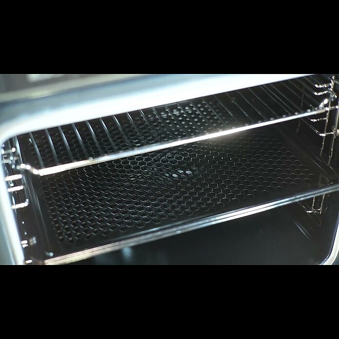 Corberó Horno empotrado con Airfry (Número de tipos de calentamiento: 10 ud., Volumen horno: 73 l, Negro) | BAUHAUS