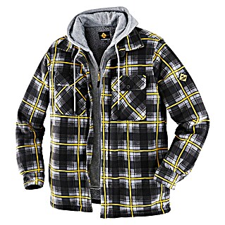 Terrax Workwear Chaqueta térmica (L, Gris/Amarillo/Blanco)