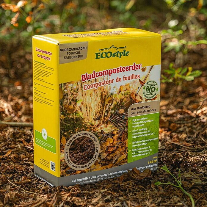 ECOstyle Compostversneller Bladcomposteerder Zandgrond (4,5 kg, Max toepassingsvlak: 45 m²) | BAUHAUS