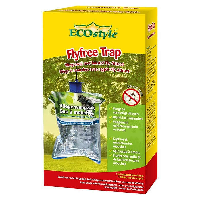 ECOstyle Vliegenval Flyfree Trap (Totaal aantal stuks: 1 st.) | BAUHAUS