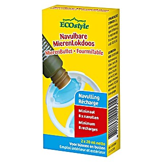 ECOstyle Lokmiddel, navulling MierenLokdoos (2 x 20 ml)