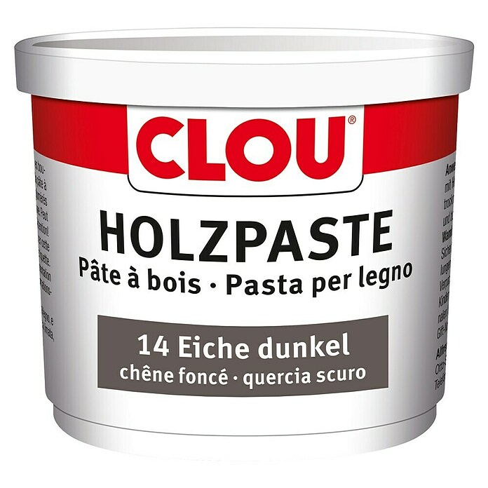 CLOU Holzpaste »AQUA Eiche Dunkel«, 60 G, Eiche Dunkel