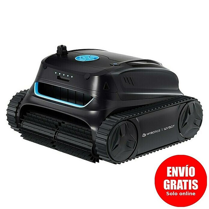 WyBot Robot de piscina E-Troni30 (Funcionamiento con batería, Específico para: Piscinas de hasta 72 m², Potencia de filtración: 15 m³/h) | BAUHAUS
