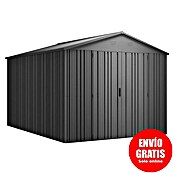 Hoggar Caseta para jardín Pioneer Y90 (Medidas ext. (An x Pr): 262 x 303 cm, Antracita, Acero, 7,94 m²) | BAUHAUS