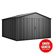 Hoggar Caseta para jardín Pioneer Y130 (Medidas ext. (An x Pr): 356 x 350 cm, Antracita, Acero, 12,46 m²) | BAUHAUS