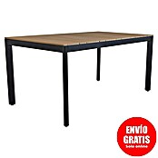 Sunfun Mesa de jardín Bellua (L x An x Al: 172 x 100 x 74 cm, Aluminio/Polywood, Antracita/Natural) | BAUHAUS