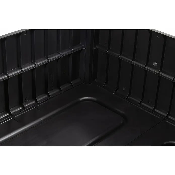 KHW Zwischenboden - Passend für: KHW Hochbeet Demeter M und XL, 82 x 82 cm - Schwarze Kunststoffbox mit verstärkten Kanten, ideal für Lagerung und Organisation.