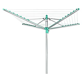 Leifheit Wäschespinne Linomatic 400 Easy (Länge Wäscheleine: 40 m, Belastbarkeit: 4 Waschmaschinenfüllungen)