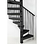 Minka Systemstahlspindeltreppe Rondo Color (Durchmesser: 160 cm, Anthrazit, Geschosshöhe: Max. 300 cm)