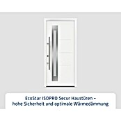 Hörmann EcoStar Haustür ISOPRO Secur IPS 780S (110 x 210 cm, DIN Anschlag: Links, Verkehrsweiß) | BAUHAUS