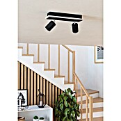 Eglo Downlight LED empotrable (12 W, L x An x Al: 34 x 10 x 14 cm, Negro, Blanco cálido) | BAUHAUS