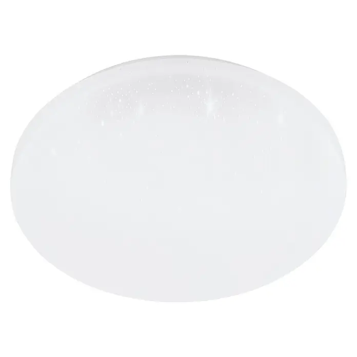Eglo LED-Deckenleuchte rund Kristall - 18 W, Ø x H: 31 x 5,5 cm, Neutralweiß - Eine strahlend weisse, kugelförmige Lampe, die mit sanften Lichtreflexen eine angenehme Atmosphäre schafft und jeden Raum erhellt.