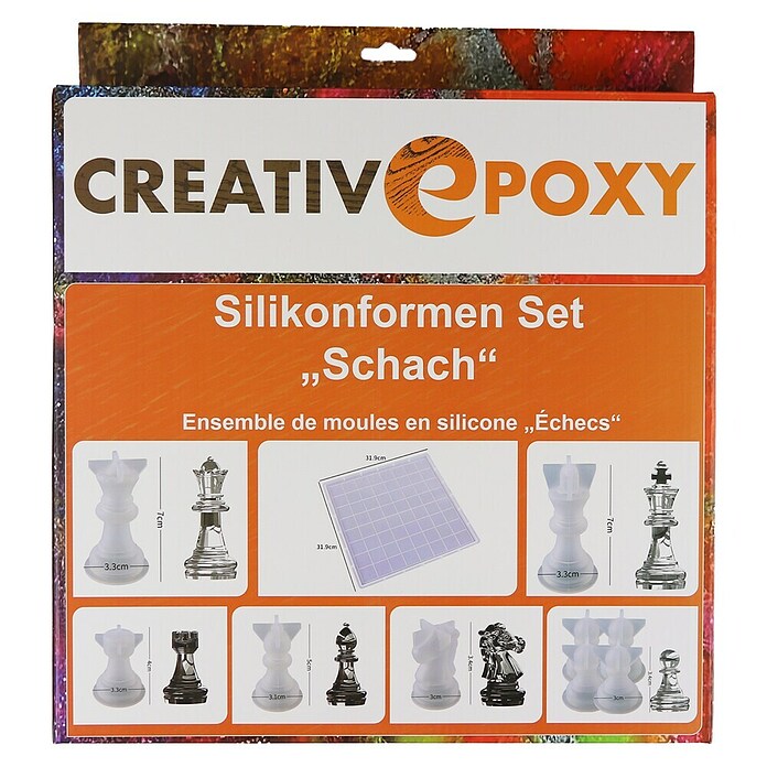 CreativEpoxy Gießform Silikonformen-Set (Schach, Silikon) | BAUHAUS