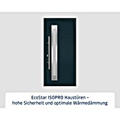 Hörmann EcoStar Haustür ISOPRO IP 780S (110 x 210 cm, DIN Anschlag: Links, Anthrazitgrau) | BAUHAUS