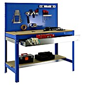 Simonrack Simonwork Banco de trabajo BT2 Box (L x An x Al: 61 x 121 x 144,5 cm, Azul)