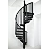 Minka Systemstahlspindeltreppe Rondo Color (Durchmesser: 120 cm, Anthrazit, Geschosshöhe: Max. 300 cm)