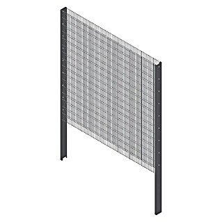 Kraus Gabionenmatte (120,5 x 89,1 cm, Metall, Pulverbeschichtet)