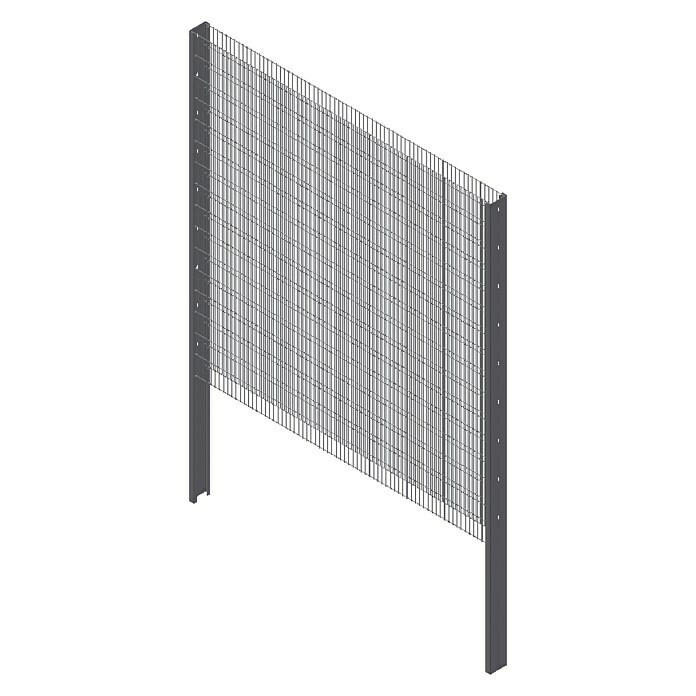 Kraus Gabionenmatte120,5 x 89,1 cm, Metall, Verzinkt Diagonal View