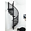 Minka Systemstahlspindeltreppe Rondo Color (Durchmesser: 120 cm, Anthrazit, Geschosshöhe: Max. 300 cm)