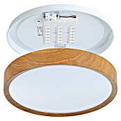 Eglo LED-Deckenleuchte rund MUSURITA (19,5 W, Ø x H: 340 mm x 6 cm, Holz, Warmweiß) | BAUHAUS