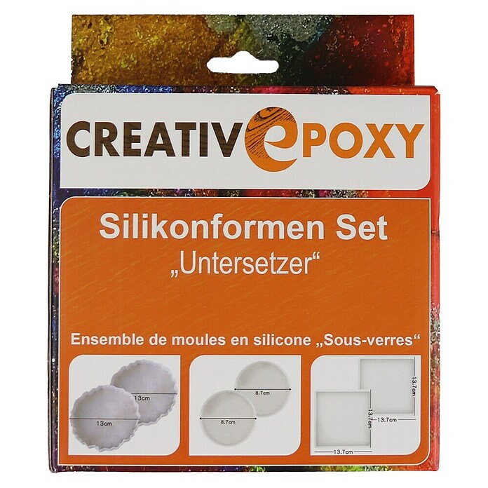 CreativEpoxy Gießform Silikonformen-Set (Untersetzer, Silikon) | BAUHAUS