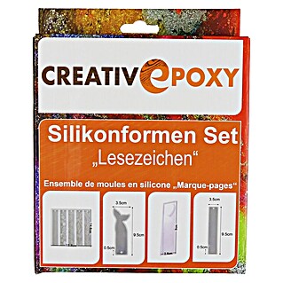 CreativEpoxy Gießform Silikonformen-Set (Lesezeichen, Silikon)